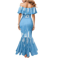 Argentina Rugby Custom Family Matching Mermaid Dress and Hawaiian Shirt Glory Be To Pumas - Wonder Print Shop