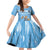 Argentina Rugby Custom Family Matching Off Shoulder Short Dress and Hawaiian Shirt Glory Be To Pumas - Wonder Print Shop