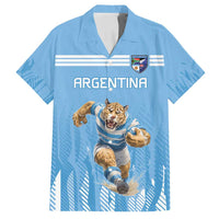Argentina Rugby Custom Family Matching Puletasi and Hawaiian Shirt Glory Be To Pumas - Wonder Print Shop