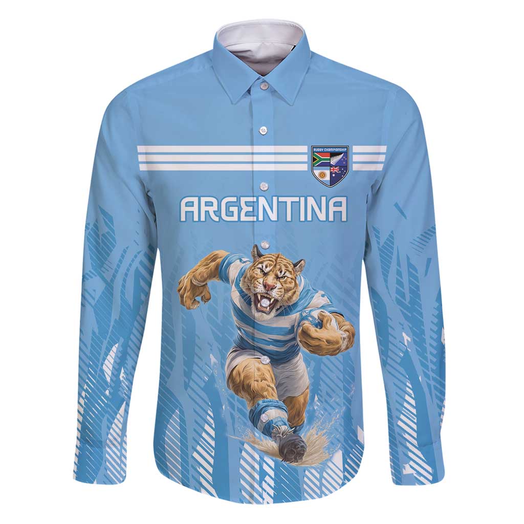 Argentina Rugby Custom Family Matching Puletasi and Hawaiian Shirt Glory Be To Pumas - Wonder Print Shop