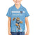 Argentina Rugby Custom Family Matching Short Sleeve Bodycon Dress and Hawaiian Shirt Glory Be To Pumas - Wonder Print Shop
