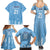 Argentina Rugby Custom Family Matching Summer Maxi Dress and Hawaiian Shirt Glory Be To Pumas - Wonder Print Shop