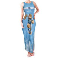 Argentina Rugby Custom Family Matching Tank Maxi Dress and Hawaiian Shirt Glory Be To Pumas - Wonder Print Shop