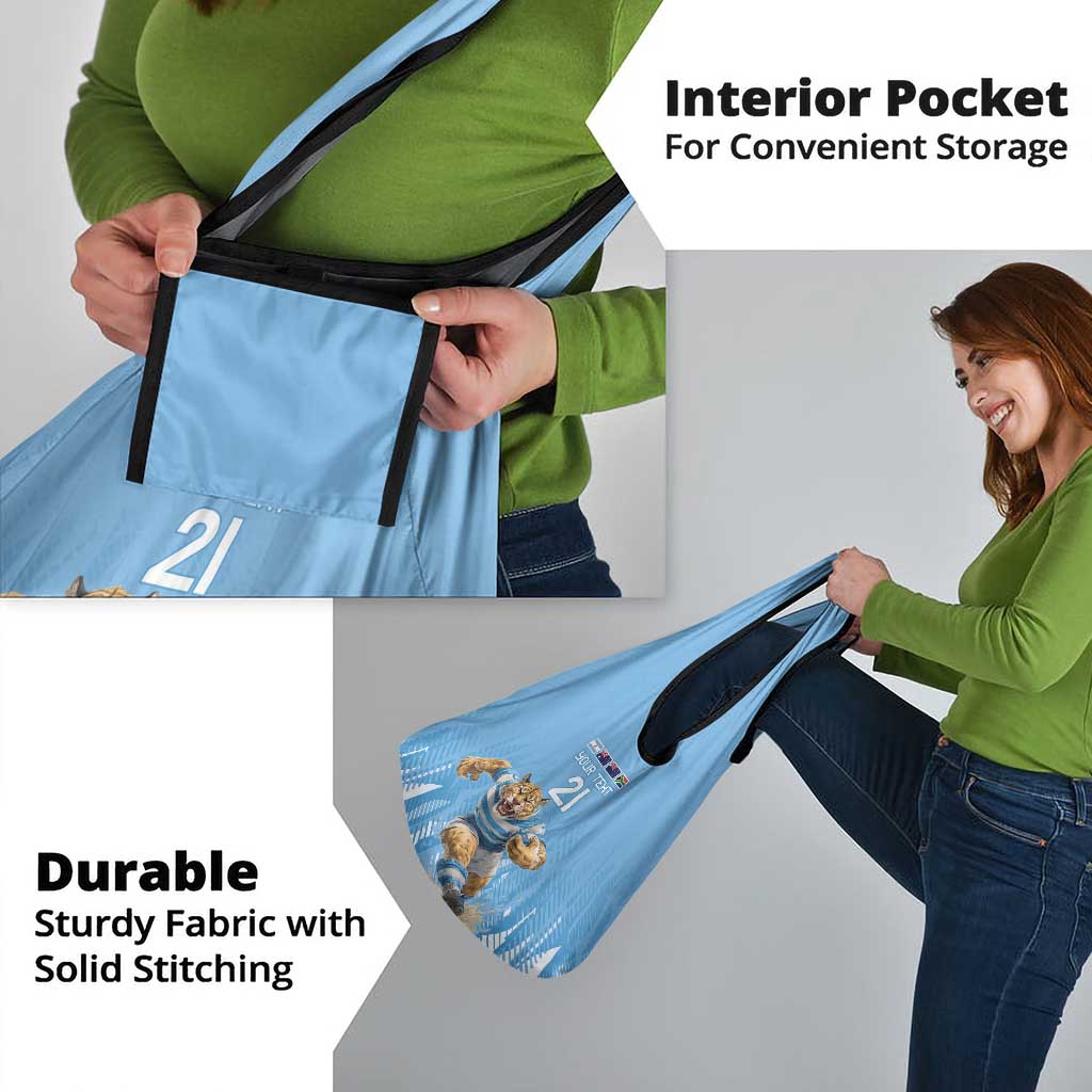Argentina Rugby Custom Grocery Bag Glory Be To Pumas - Wonder Print Shop