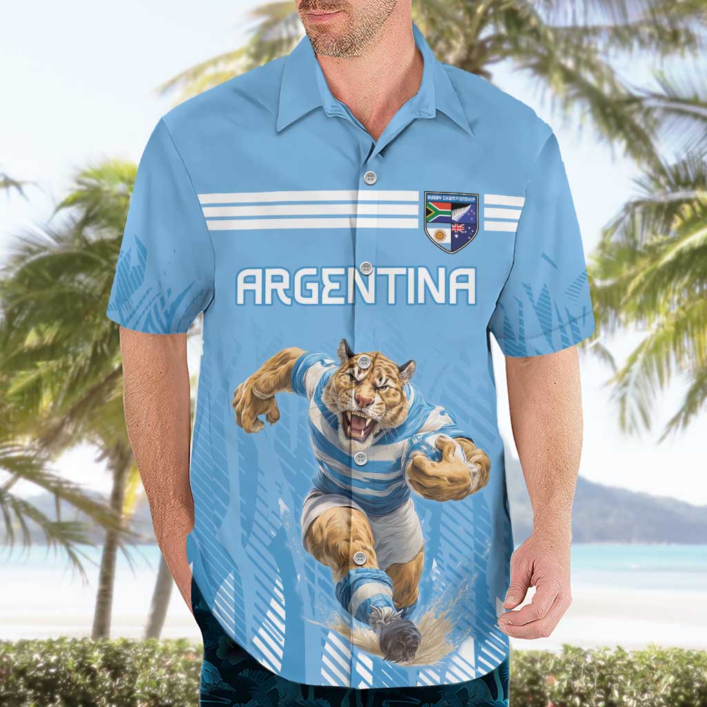 Argentina Rugby Custom Hawaiian Shirt Glory Be To Pumas - Wonder Print Shop