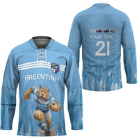 Argentina Rugby Custom Hockey Jersey Glory Be To Pumas - Wonder Print Shop