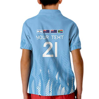Argentina Rugby Custom Kid Polo Shirt Glory Be To Pumas - Wonder Print Shop