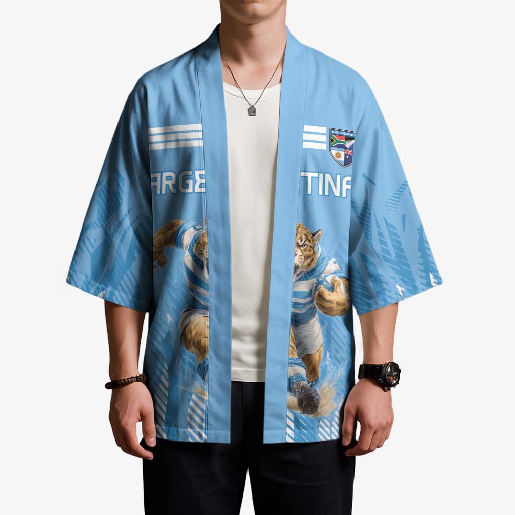 Argentina Rugby Custom Kimono Glory Be To Pumas - Wonder Print Shop