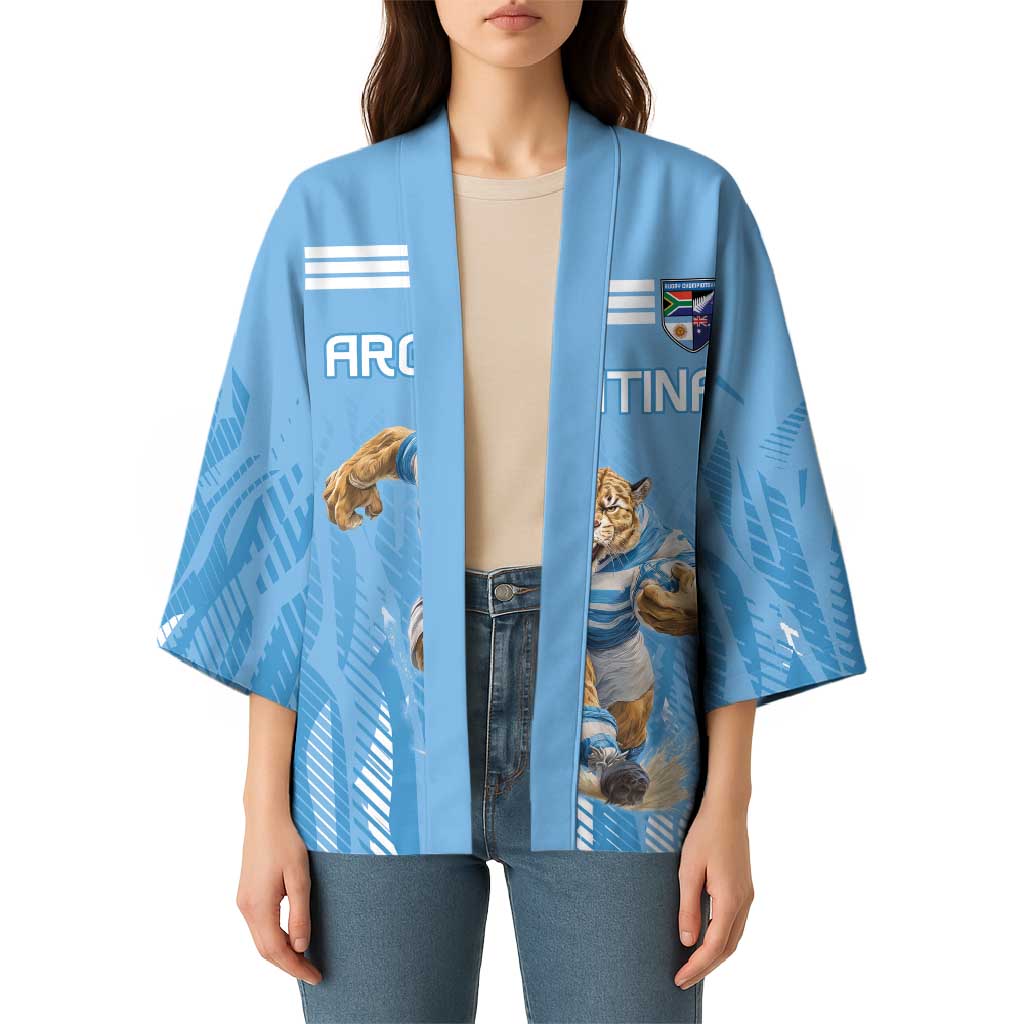 Argentina Rugby Custom Kimono Glory Be To Pumas - Wonder Print Shop