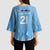 Argentina Rugby Custom Kimono Sleeve Blouse Glory Be To Pumas - Wonder Print Shop