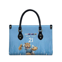 Argentina Rugby Custom Leather Bag Glory Be To Pumas - Wonder Print Shop