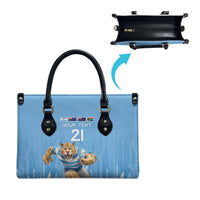 Argentina Rugby Custom Leather Bag Glory Be To Pumas - Wonder Print Shop