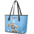 Argentina Rugby Custom Leather Tote Bag Glory Be To Pumas - Wonder Print Shop