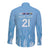 Argentina Rugby Custom Long Sleeve Button Shirt Glory Be To Pumas - Wonder Print Shop