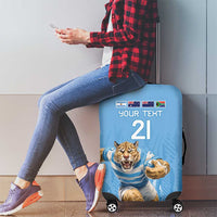Argentina Rugby Custom Luggage Cover Glory Be To Pumas - Wonder Print Shop