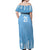 Argentina Rugby Custom Off Shoulder Maxi Dress Glory Be To Pumas - Wonder Print Shop