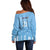 Argentina Rugby Custom Off Shoulder Sweater Glory Be To Pumas - Wonder Print Shop