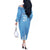 Argentina Rugby Custom Off The Shoulder Long Sleeve Dress Glory Be To Pumas - Wonder Print Shop