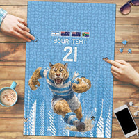 Argentina Rugby Custom Puzzle Glory Be To Pumas - Wonder Print Shop