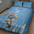 Argentina Rugby Custom Quilt Bed Set Glory Be To Pumas - Wonder Print Shop