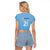 Argentina Rugby Custom Raglan Cropped T Shirt Glory Be To Pumas - Wonder Print Shop
