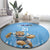 Argentina Rugby Custom Round Carpet Glory Be To Pumas - Wonder Print Shop