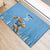 Argentina Rugby Custom Rubber Doormat Glory Be To Pumas - Wonder Print Shop