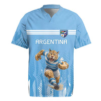 Argentina Rugby Custom Rugby Jersey Glory Be To Pumas - Wonder Print Shop