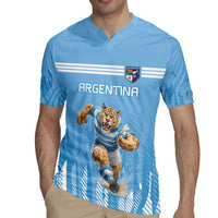Argentina Rugby Custom Rugby Jersey Glory Be To Pumas - Wonder Print Shop