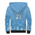 Argentina Rugby Custom Sherpa Hoodie Glory Be To Pumas - Wonder Print Shop