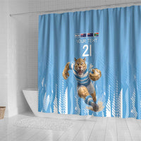 Argentina Rugby Custom Shower Curtain Glory Be To Pumas - Wonder Print Shop