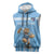 Argentina Rugby Custom Sleeveless Hoodie Glory Be To Pumas - Wonder Print Shop