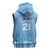 Argentina Rugby Custom Sleeveless Hoodie Glory Be To Pumas - Wonder Print Shop