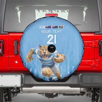Argentina Rugby Custom Spare Tire Cover Glory Be To Pumas - Wonder Print Shop