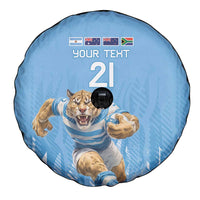 Argentina Rugby Custom Spare Tire Cover Glory Be To Pumas - Wonder Print Shop