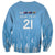 Argentina Rugby Custom Sweatshirt Glory Be To Pumas - Wonder Print Shop