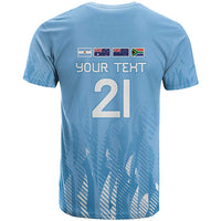 Argentina Rugby Custom T Shirt Glory Be To Pumas - Wonder Print Shop
