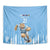 Argentina Rugby Custom Tapestry Glory Be To Pumas - Wonder Print Shop