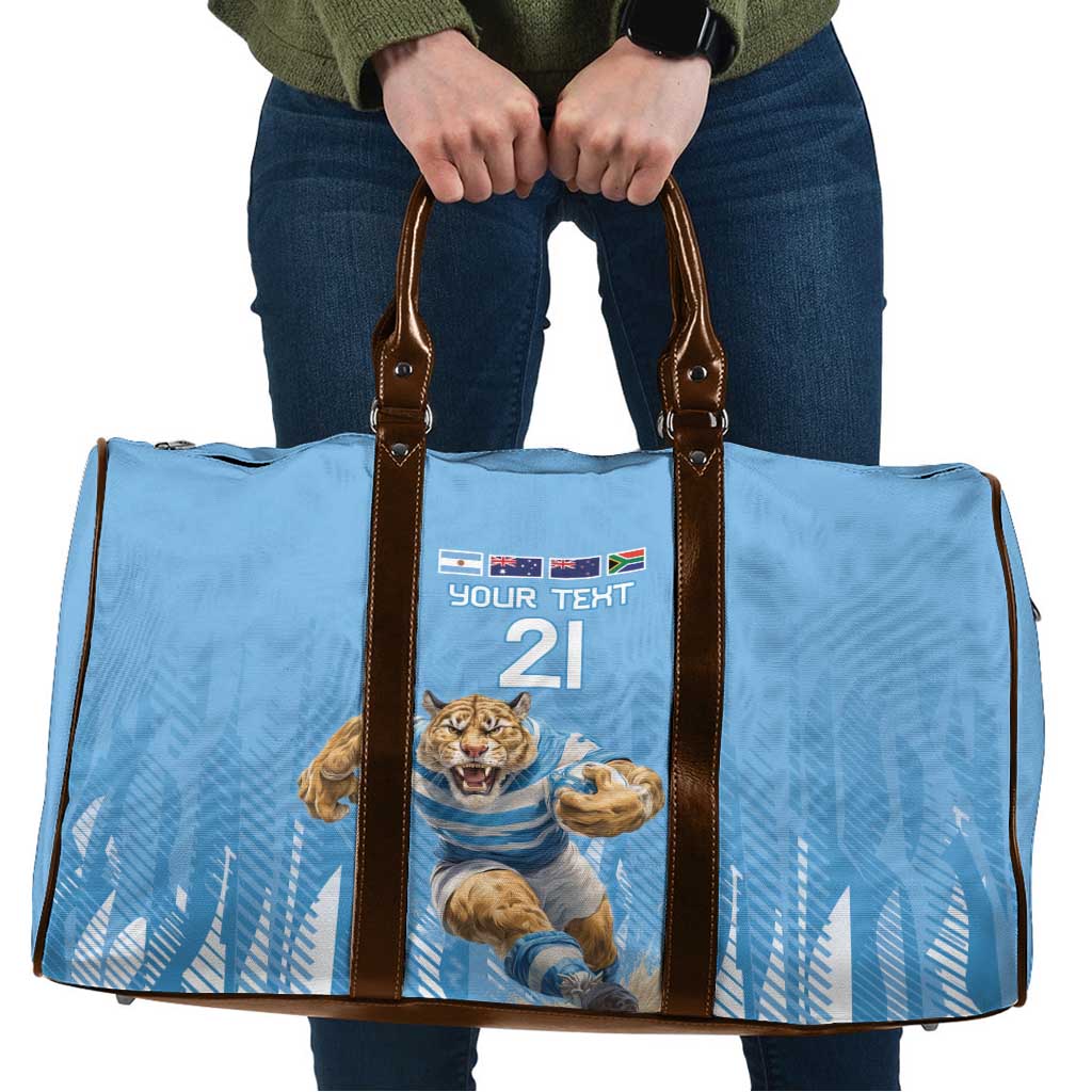 Argentina Rugby Custom Travel Bag Glory Be To Pumas - Wonder Print Shop