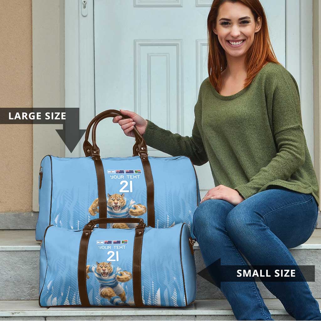 Argentina Rugby Custom Travel Bag Glory Be To Pumas - Wonder Print Shop