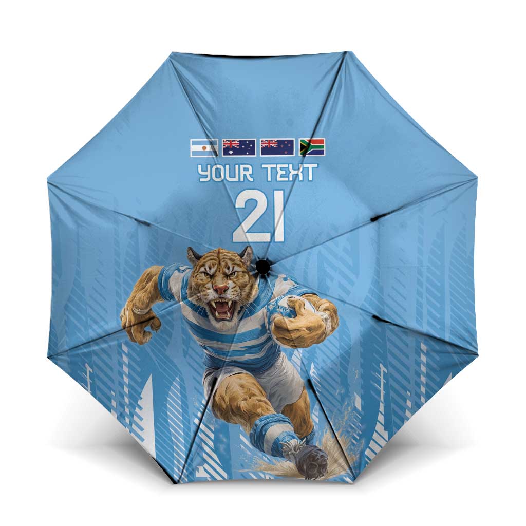 Argentina Rugby Custom Umbrella Glory Be To Pumas - Wonder Print Shop