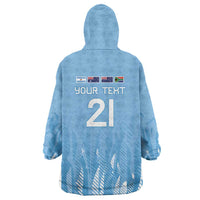 Argentina Rugby Custom Wearable Blanket Hoodie Glory Be To Pumas - Wonder Print Shop