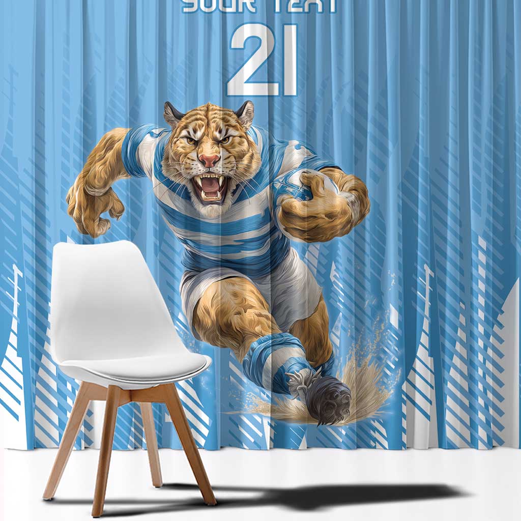Argentina Rugby Custom Window Curtain Glory Be To Pumas - Wonder Print Shop