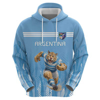 Argentina Rugby Custom Zip Hoodie Glory Be To Pumas - Wonder Print Shop