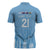 Argentina Rugby Custom Zipper Polo Shirt Glory Be To Pumas - Wonder Print Shop