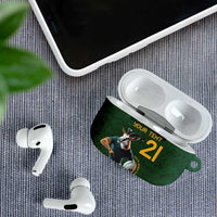 South Africa Rugby Custom AirPods Case Glory Be To Springboks - Wonder Print Shop