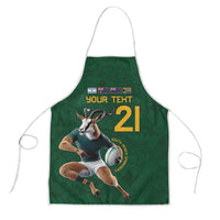South Africa Rugby Custom Apron Glory Be To Springboks - Wonder Print Shop