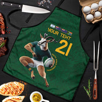South Africa Rugby Custom Apron Glory Be To Springboks - Wonder Print Shop
