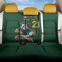 South Africa Rugby Custom Back Car Seat Cover Glory Be To Springboks - Wonder Print Shop