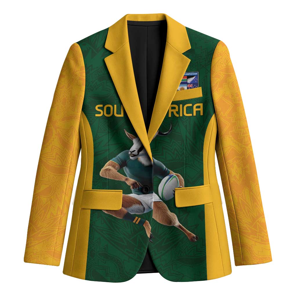 South Africa Rugby Custom Blazer Glory Be To Springboks - Wonder Print Shop